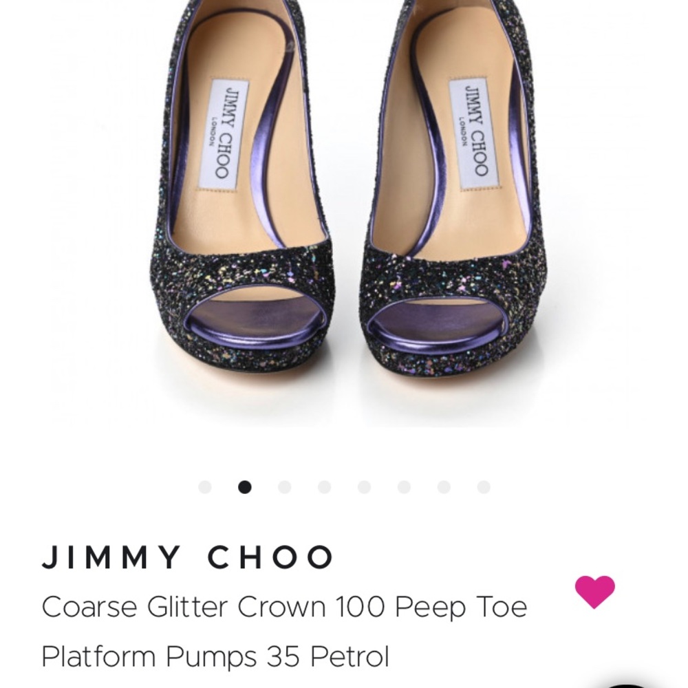 This Is An Authentic Pair Of Jimmy Choo Coarse Gl… - image 3